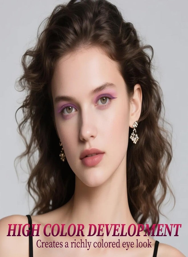 LINARTS Shadow Liner 2in 1 Eyeliner Eyeshadow, Shadow Liner Duo Plum, Eyeliner + Eyeshadow, Waterproof, Smooth, Long-Lasting & Smudge-Proof Wear,Easy to Color（Champagne+Purple） - Image 4